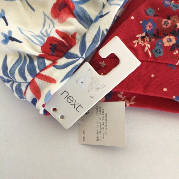NEXT UK BABY BEANIES SET OF TWO NWT - Picture 10 of 12